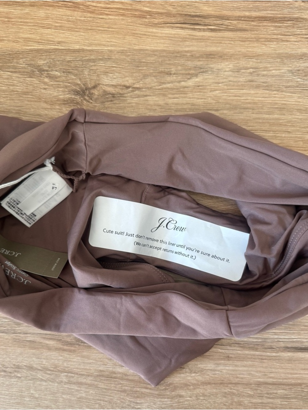 J.Crew | Hallie bikini bottom in Classic Sculpt | Smoky Willow Wood | NWT size M - Picture 6 of 7